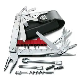 Swiss Tool X Plus Ratchet Faltschachtel Silber