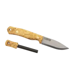 Casström No.8 SFK, Curly birch mit Feuerstahl