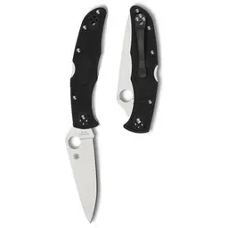 Spyderco Endura 4 Full-Flat Ground Schwarz