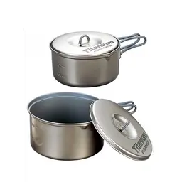 Evernew Ti Non-Stick Pot Set M