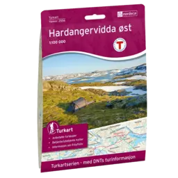 Hardangervidda Ost Wanderkarte