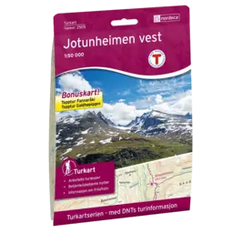 Turkart Jotunheimen West Wanderkarte