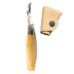 Mora Hook 163 Doppelseitig mit Lederschutz