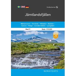 Jämtlandsfjällen im Maßstab 1:75.000