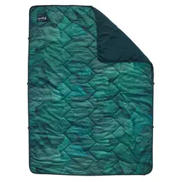 Thermarest Stellar Blanket Green Wave Print