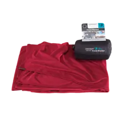 Cocoon Coolmax Travel Blanket monks red