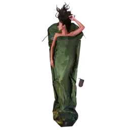 Cocoon Silk MummyLiner dark olive green