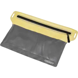 Cocoon Zippered Flat Document Bags Size S grey/yellow