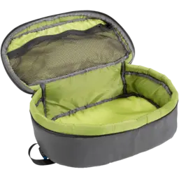 Cocoon Padded Cube Size Lbeluga grey / lime inside