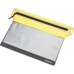 Cocoon Zippered Flat Document Bags Size M grey/yellow