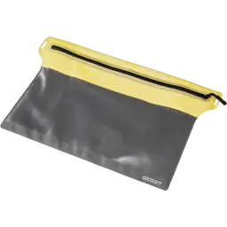 Cocoon Zippered Flat Document Bags Size L grey/yellow