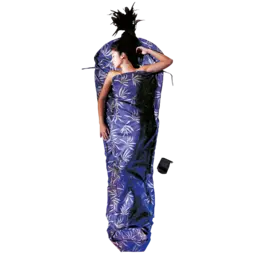 Cocoon Silk MummyLiner leaves