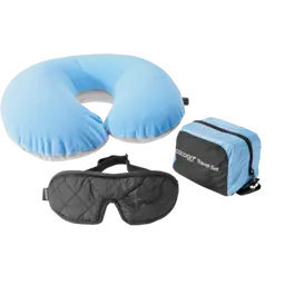 Cocoon Travel Set Ultralight 3 pieces light blue/black