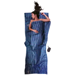 Cocoon Silk TravelSheet checked silk