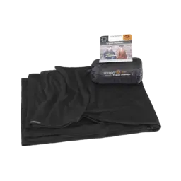 Cocoon Merino Wool Silk Travel Blanket Black