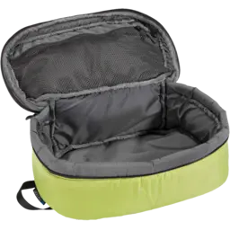 Cocoon Padded Cube Size L lime / beluga grey inside