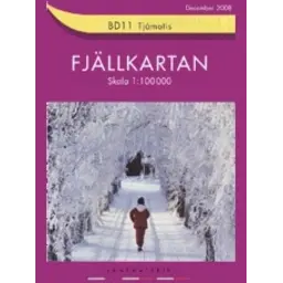 Fjällkarten BD11 Tjåmotis