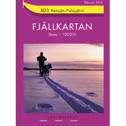 Fjällkarten BD3 Rensjön
