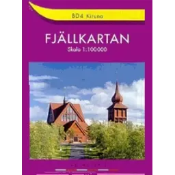 Fjällkarten BD4 Kiruna