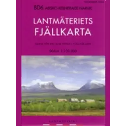 Fjällkarten BD6 Abisko Kebnekaise
