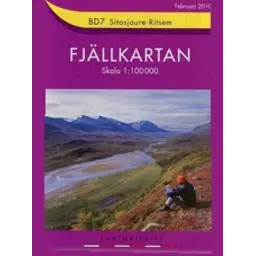 Fjällkarten BD7 Sitasjaure