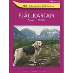 Fjällkarten BD8 Kekbnekaise