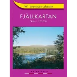 Fjällkarten W 1 Grövelsjön-Lofsdalen