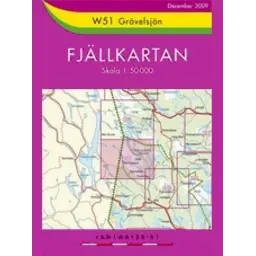 Fjällkarten W51 Grövelsjön