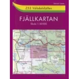 Fjällkartan Z53 Vålådalsfjällen