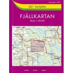 Fjällkarten Z61 Sånfjället