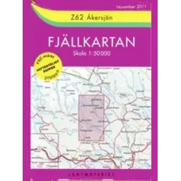 Fjällkarten Z62 Akersjön